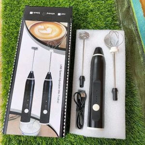 Rechargeable 3-Speed Handheld Milk Frother & Coffee Mixer 2-in-1 Price in Bangladesh